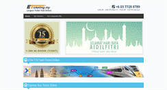 Desktop Screenshot of eticketing.my
