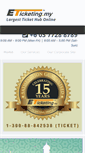 Mobile Screenshot of eticketing.my