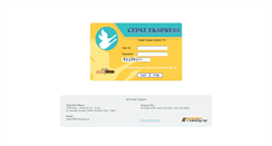 Desktop Screenshot of cepatexpress.eticketing.my